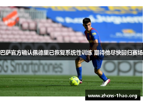 巴萨官方确认佩德里已恢复系统性训练 期待他尽快回归赛场