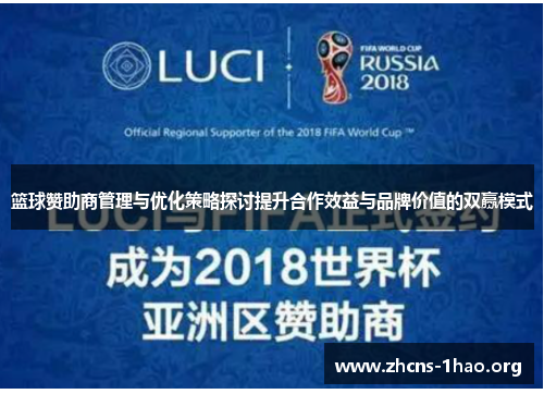 篮球赞助商管理与优化策略探讨提升合作效益与品牌价值的双赢模式